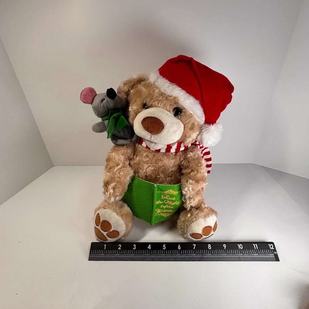 Twas the Night Before Christmas Storytelling Teddy Bear Animated with Mouse